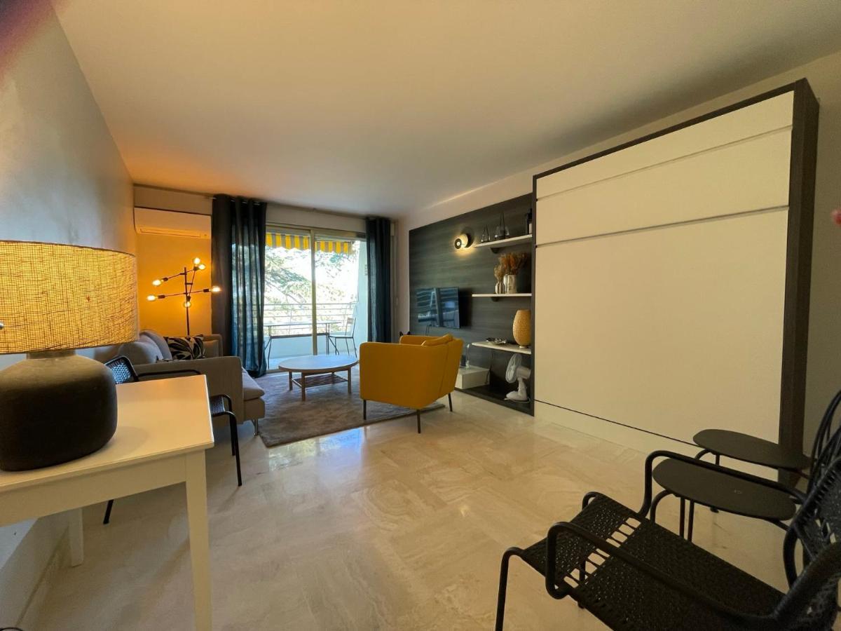 C012-Appartement Confortable Avec Piscine, Tennis Et Grand Parc Cannes Ngoại thất bức ảnh