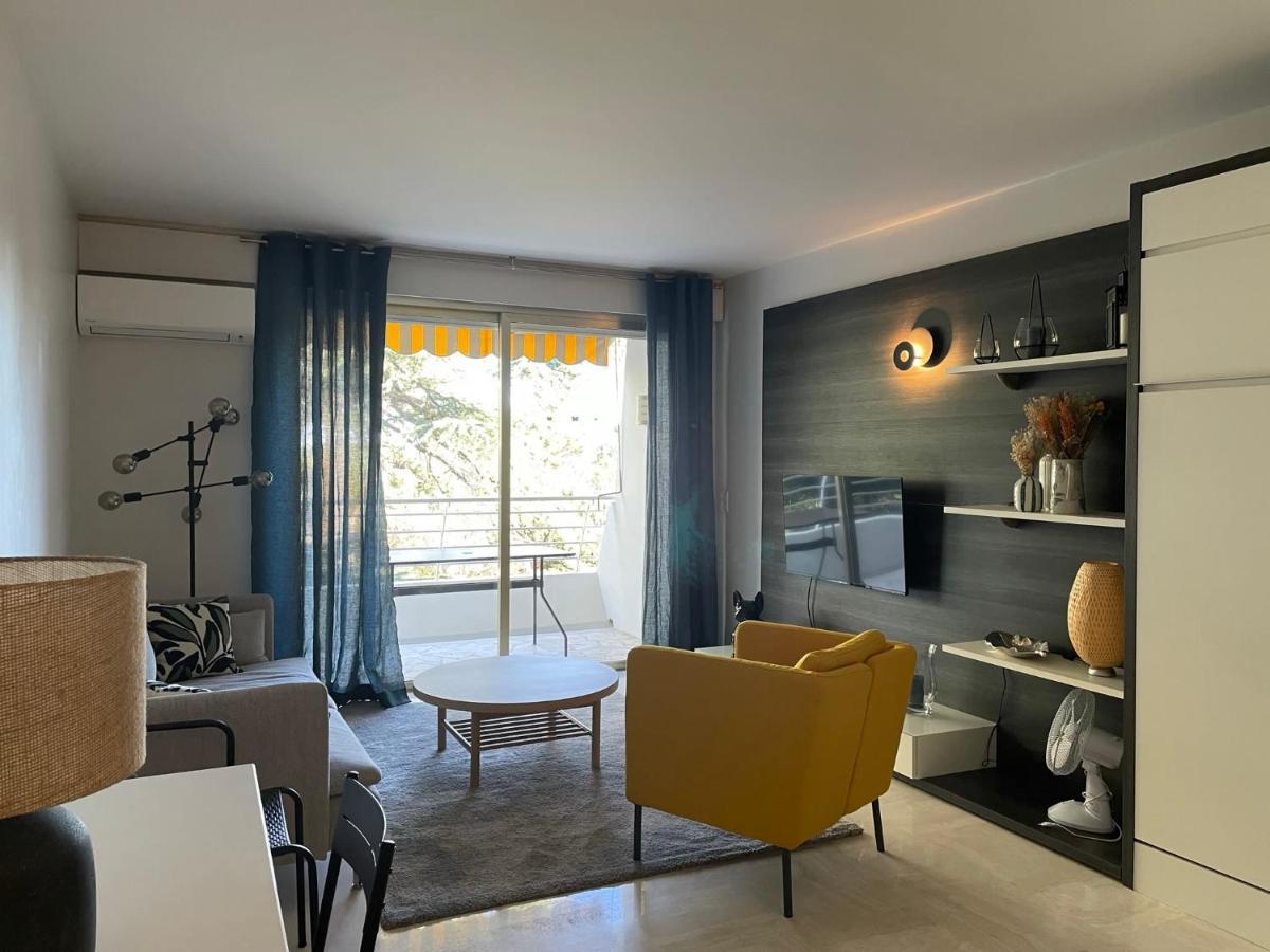 C012-Appartement Confortable Avec Piscine, Tennis Et Grand Parc Cannes Ngoại thất bức ảnh