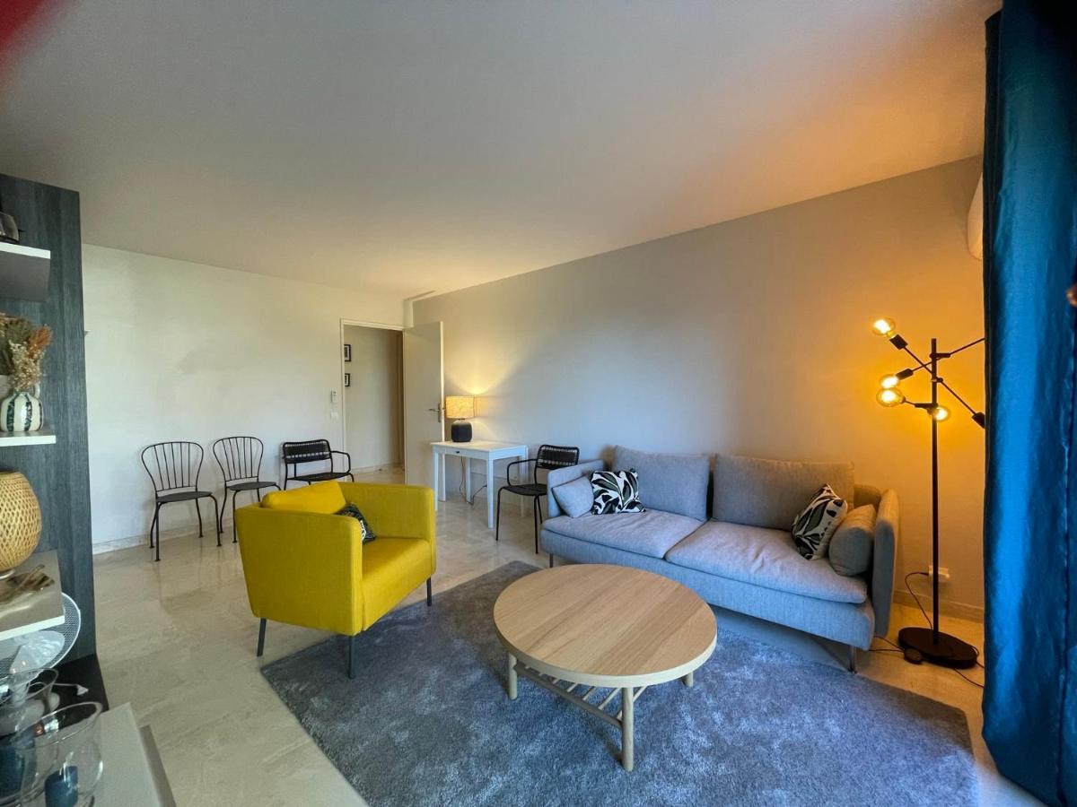 C012-Appartement Confortable Avec Piscine, Tennis Et Grand Parc Cannes Ngoại thất bức ảnh