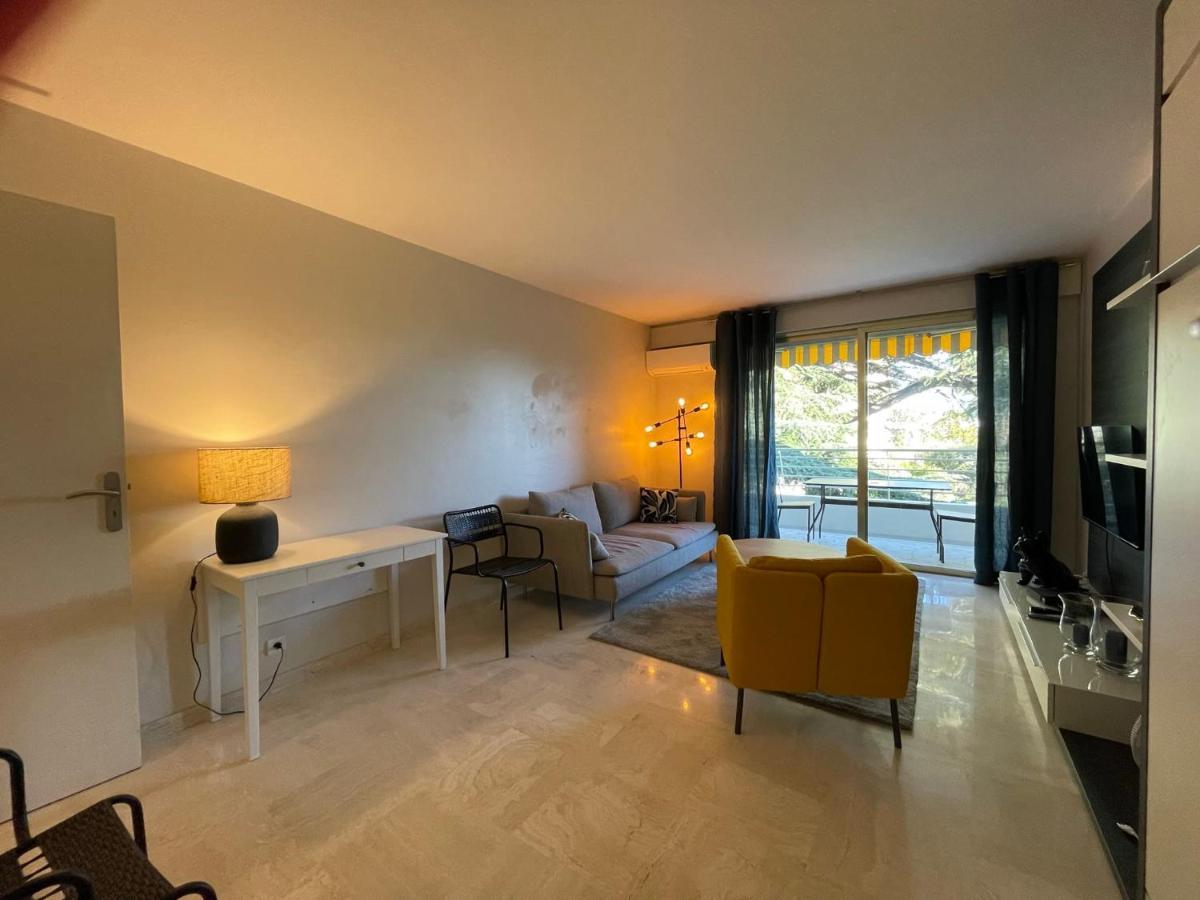 C012-Appartement Confortable Avec Piscine, Tennis Et Grand Parc Cannes Ngoại thất bức ảnh